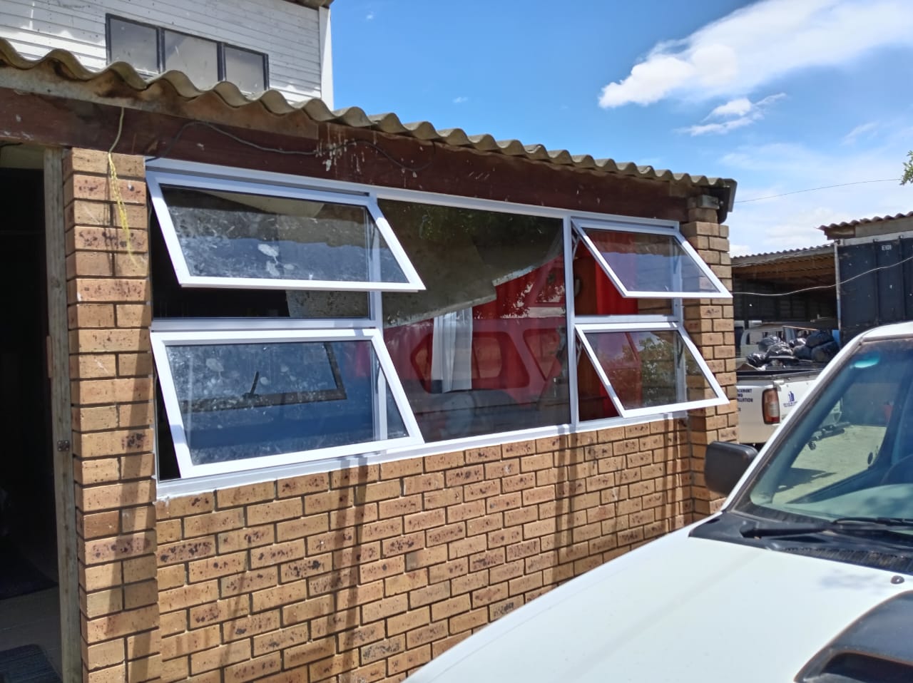 Large residential property with aluminium windows